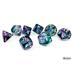 30068 Nebula Fluorite/white Polyhedral 7-Dice Set (with bonus die)