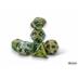 22409 Marble Mega-hedral Green/dark green 7-Die Set