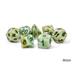 22409 Marble Mega-hedral Green/dark green 7-Die Set