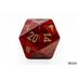 22414 Scarab Mega-hedral Scarlet/gold 7-Die Set