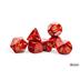 22414 Scarab Mega-hedral Scarlet/gold 7-Die Set