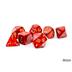 22414 Scarab Mega-hedral Scarlet/gold 7-Die Set