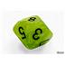 22430 Vortex Mega-hedral Bright Green/black 7-Die Set