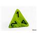 22430 Vortex Mega-hedral Bright Green/black 7-Die Set