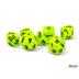 22430 Vortex Mega-hedral Bright Green/black 7-Die Set