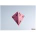 25464 Opaque Pastel Pink/black Polyhedral 7-Dice Set