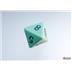 25465 Opaque Pastel Green/black Polyhedral 7-Dice Set