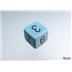 25466 Opaque Pastel Blue/black Polyhedral 7-Dice Set