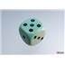 25665 Opaque Pastel Green/black 16mm d6 Dice Block (12 dice)