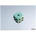 25865 Opaque Pastel Green/black 12mm d6 Dice Block (36 dice)