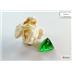 20375 Set di Dadi Mini Translucent Green/white