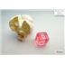 20384 Set di Dadi Mini Translucent Pink/white