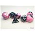 20630 Gemini® Mini-Polyhedral Black-Pink/white 7-Die Set