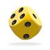 ODD410029 Oakie Doakie Dice D6 Dice 16 mm Solid - Yellow (12)