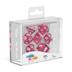 ODD500019 Oakie Doakie Dice RPG Set Speckled - Pink (7)