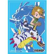 Digimon Card Game Official 2023 Deck Protectors (60 sleeves) - Gabumon & Matt
