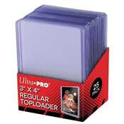 E-81222 Top loader Bordo Trasparente 3" x 4" Clear Regular (25 Pcs)