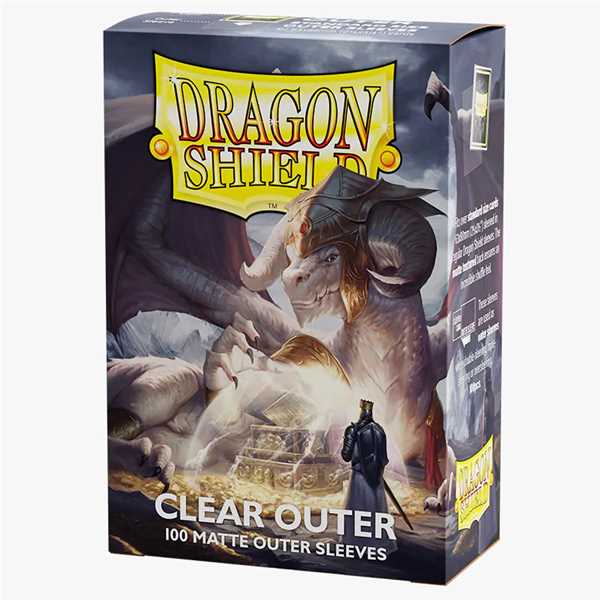 Dragon Shield Standard Perfect Fit Sleeves - Clear/Clear (100 Sleeves)