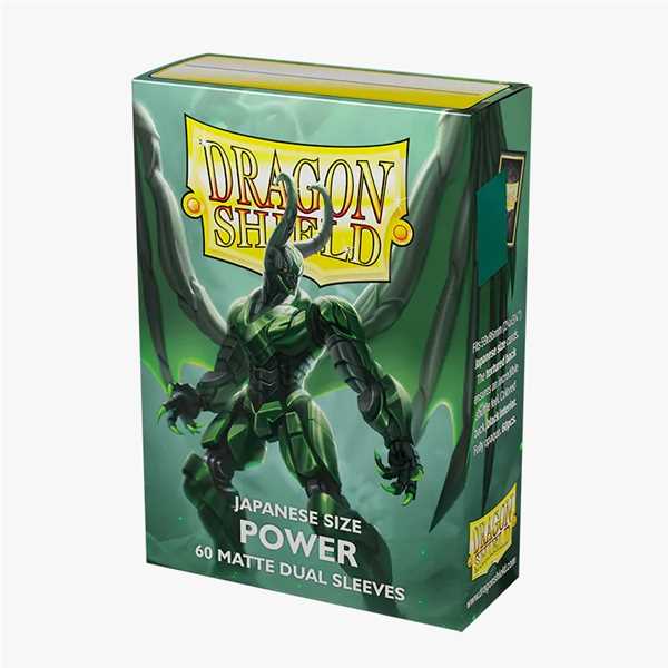 Gametrade Distribuzione  AT-15163 Dragon Shield Small Sleeves - Japanese Matte  Dual Power (60 Sleeves)