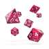 ODD500019 Oakie Doakie Dice RPG Set Speckled - Pink (7)