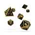 ODD500055 Oakie Doakie Dice RPG Set Metal Dice - Alchemy Gold (7)