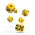 ODD410029 Oakie Doakie Dice D6 Dice 16 mm Solid - Yellow (12)