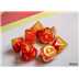 30051 Gemini Gellow-Red/yellow Polyhedral Luminary 7-Dice Set (with bonus die)