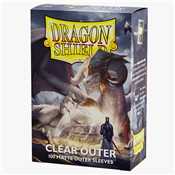 AT-13002 Dragon Shield Standard Outer Sleeves - Matte Clear (100 Sleeves)