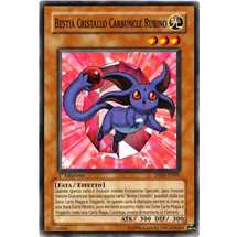 Bestia Cristallo Carbuncle Rubino