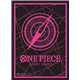 One Piece Card Game Official Sleeves 2024 - Standard Black & Pink