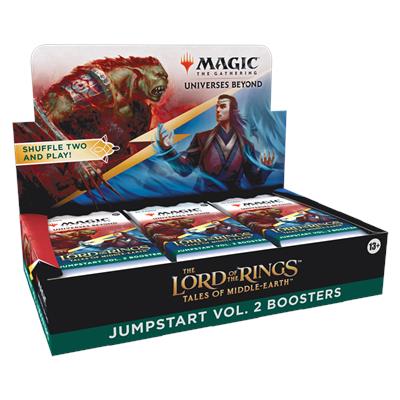 Gametrade Distribuzione  MTG - The Lord of the Rings Middle-Earth  Jumpstart Vol.2 Booster Display (18 Packs) - ENG