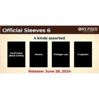 One Piece TCG: Official Card Sleeves V1 (60ct) (Set of 4) - Game Nerdz